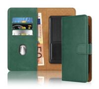 cadorabo Housse à Rabat Compatible avec LG V30 / V30+ / V30S / V30S+-Housse pour téléphone Portable avec Compartiment pour Carte,PU Cuir 360 degrés Book Cove Portable à Rabat Armee Vert