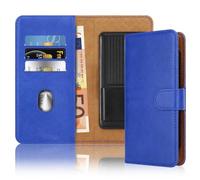 cadorabo Housse à Rabat Compatible avec WIKO Y62-Housse pour téléphone Portable avec Compartiment pour Carte,PU Cuir 360 degrés Book Cove Portable à Rabat Bleu