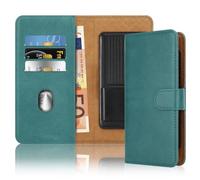 cadorabo Housse à Rabat Compatible avec Xiaomi Mi Mix 2S-Housse pour téléphone Portable avec Compartiment pour Carte,PU Cuir 360 degrés Book Cove Portable à Rabat Turquoise