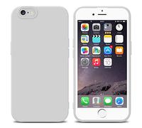 cadorabo Housse Compatible avec Apple iPhone 6 / 6S en Fluid Blanc - Étui de Protection en Silicone TPU Flexible