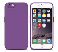 cadorabo Housse Compatible avec Apple iPhone 6 / 6S en Fluid Violet Mat - Étui de Protection en Silicone TPU Flexible