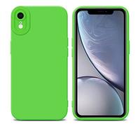 cadorabo Housse Compatible avec Apple iPhone XR en Fluid Vert - Étui de Protection en Silicone TPU Flexible