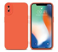 Coque pour Apple iPhone XS MAX en FLUID ORANGE Housse de protection Étui en silicone TPU flexible