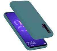 cadorabo Coque Compatible avec Honor 20 / 20S / Huawei Nova 5T, Étui Housse en Silicone- Coque pour 20 / 20S / Huawei Nova 5T- Protection Antichoc, Anti-Empreintes- TPU Housse - Mat Liquid Green
