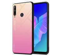 Cadorabo Housse pour Huawei P40 LITE E Housse de protection en noir Housse pour portable TPU Etui Cover Case Tempered Glas