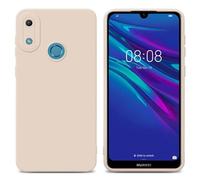 cadorabo Housse Compatible avec Huawei Y6 2019 en Fluid CRÈME - Étui de Protection en Silicone TPU Flexible
