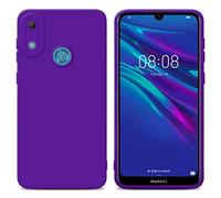 cadorabo Housse Compatible avec Huawei Y6 2019 en Fluid Violet FONCÉ - Étui de Protection en Silicone TPU Flexible