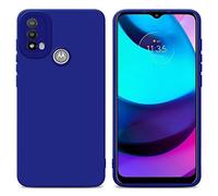 cadorabo Housse Compatible avec Motorola Moto E20 en Fluid Bleu - Étui de Protection en Silicone TPU Flexible