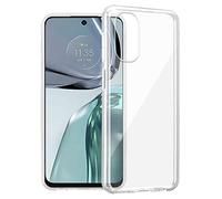 cadorabo Housse Compatible avec Motorola Moto G62 5G en Complet Transparent - Coque de Protection en Silicone TPU Flexible
