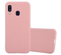 Coque - CADORABO - Samsung Galaxy A40 - Candy Rose Vif - Protection Chocs - Design Fin et Léger