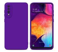 cadorabo Housse Compatible avec Samsung Galaxy A50 4G / A50s / A30s en Fluid Violet FONCÉ - Étui de Protection en Silicone TPU Flexible