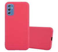 Cadorabo Housse compatible avec Samsung Galaxy M52 5G en CANDY ROUGE - Étui de protection en silicone TPU flexible