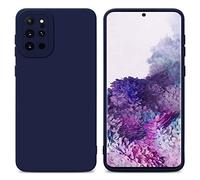 cadorabo Housse Compatible avec Samsung Galaxy S20 Plus en Fluid Bleu FONCÉ - Étui de Protection en Silicone TPU Flexible