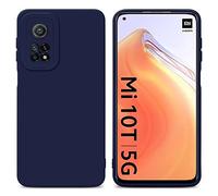 cadorabo Housse Compatible avec Xiaomi Mi 10T / Mi 10T Pro en Fluid Bleu FONCÉ - Étui de Protection en Silicone TPU Flexible