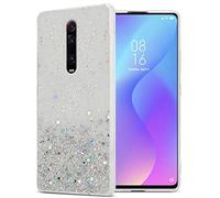 cadorabo Housse Compatible avec Xiaomi Mi 9T / Mi 9T Pro/RedMi K20 / RedMi K20 Pro en Transparent avec Paillettes - Coque de Protection en Silicone TPU Flexible avec Paillettes Scintillantes