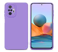 cadorabo Housse Compatible avec Xiaomi RedMi Note 10 Pro en Fluid Violet Clair - Étui de Protection en Silicone TPU Flexible