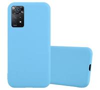 cadorabo Housse Compatible avec Xiaomi RedMi Note 11 Pro 4G / 5G en Candy Bleu - Étui de Protection en Silicone TPU Flexible