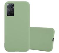 cadorabo Housse Compatible avec Xiaomi RedMi Note 11 Pro 4G / 5G en Candy Vert Pastel - Étui de Protection en Silicone TPU Flexible