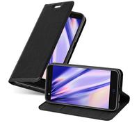 Cadorabo Housse Compatible Avec Zte Blade V7 En Noir Nuit - Étui De Protection Avec Fermeture Magnétique, Fonction De Support Et Compartiment Pour Carte