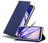 Cadorabo Housse de portable pour WIKO VIEW XL Housse en bleu Cover Etui Book Case Booklet