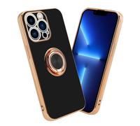 Cadorabo Housse de protection pour Apple iPhone 13 PRO MAX Housse en noir Etui Case Cover protection caméra support voiture magnétique