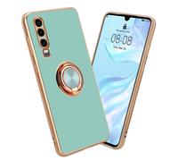 Cadorabo Housse de protection pour Huawei P30 Housse en turquoise Etui Case Cover protection pour appareil photo support magnétique pour voiture