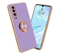 Cadorabo Housse de protection pour Huawei P30 Housse en violet Etui Case Cover protection pour appareil photo support magnétique pour voiture