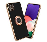 Cadorabo Housse de protection pour Samsung Galaxy A22 5G Housse en noir Etui Case Cover protection caméra support voiture magnétique
