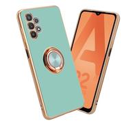 Cadorabo Housse de protection pour Samsung Galaxy A32 5G Housse en turquoise Etui Case Cover Protection caméra support voiture magnétique