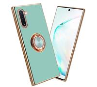 Cadorabo Housse de protection pour Samsung Galaxy NOTE 10 Housse en turquoise Etui Case Cover Protection caméra support voiture magnétique