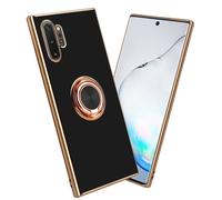 Cadorabo Housse de protection pour Samsung Galaxy NOTE 10 PLUS Housse en noir Etui Case Cover protection caméra magnétique