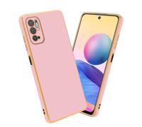 Cadorabo Housse de protection pour Xiaomi RedMi NOTE 10 5G / POCO M3 PRO 5G Housse en rose Housse pour téléphone portable TPU Silicone Protection caméra Etui