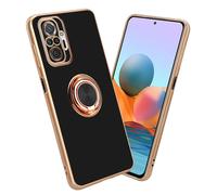 Cadorabo Housse de protection pour Xiaomi RedMi NOTE 10 PRO Housse en noir Etui Case Cover protection caméra magnétique