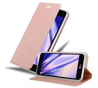 Cadorabo Housse de téléphone portable pour LG K4 2017 Housse en rose Cover Etui Book Case Booklet