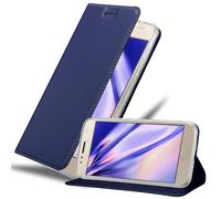 Cadorabo Housse de téléphone portable pour Motorola MOTO G5S PLUS Housse de protection en bleu Cover Etui Book Case Booklet