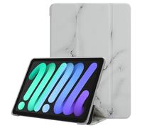 Cadorabo Housse pour Apple iPad MINI 6 (8.3 pouces) Housse design pour téléphone portable Blanc Housse de protection pour tablette Etui TPU Pochette