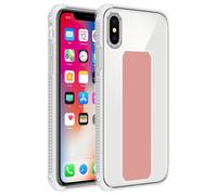 Cadorabo Housse pour Apple iPhone X / XS Housse en rose Etui TPU Silicone Case Cover Stand Fonction