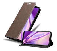 Cadorabo Housse pour Google PIXEL 4 Housse marron Etui pour téléphone portable Case Cover Fermeture magnétique