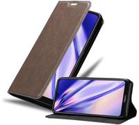 Cadorabo Housse pour Honor 8A 2020 Housse de protection en marron Etui pour téléphone portable Case Cover Fermeture magnétique