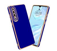 Cadorabo Housse pour Huawei P30 Housse de protection en bleu Etui Housse de téléphone portable Cover Case TPU Protection pour appareil photo