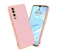 Cadorabo Housse pour Huawei P30 Housse en rose Housse pour téléphone portable TPU Silicone Protection pour appareil photo Etui Case
