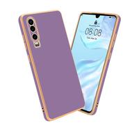 Cadorabo Housse pour Huawei P30 Housse en violet Housse pour téléphone portable TPU Silicone Protection pour appareil photo Etui Case