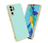 Cadorabo Housse pour Huawei P30 PRO Housse en vert Housse pour téléphone portable TPU Silicone Protection pour appareil photo Etui Case