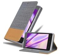 Cadorabo Housse pour Lenovo B Housse en gris pour téléphone portable Etui Book Case Cover