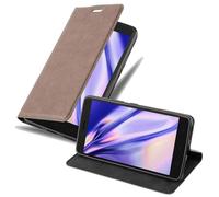 Cadorabo Housse pour Lenovo K6 NOTE Housse de protection marron Etui pour téléphone portable Case Cover Fermeture magnétique