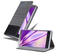 Cadorabo Housse pour Lenovo P2 Housse en gris pour téléphone portable Etui Book Case Cover