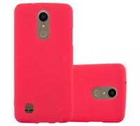Cadorabo Housse pour LG K10 2017 US Version Housse en rouge Housse TPU Etui Cover Case