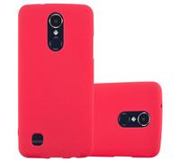 Cadorabo Housse pour LG K8 2017 US Version Housse en rouge Housse téléphone portable TPU Etui Cover Case