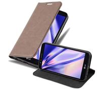 Cadorabo Housse pour LG STYLUS 3 Housse brune Etui pour téléphone portable Case Cover Fermeture magnétique