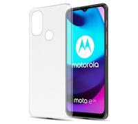 Cadorabo Housse pour Motorola MOTO E20 / E30 / E40 Housse de protection en Transparent Housse TPU Silicone Cover Etui Case